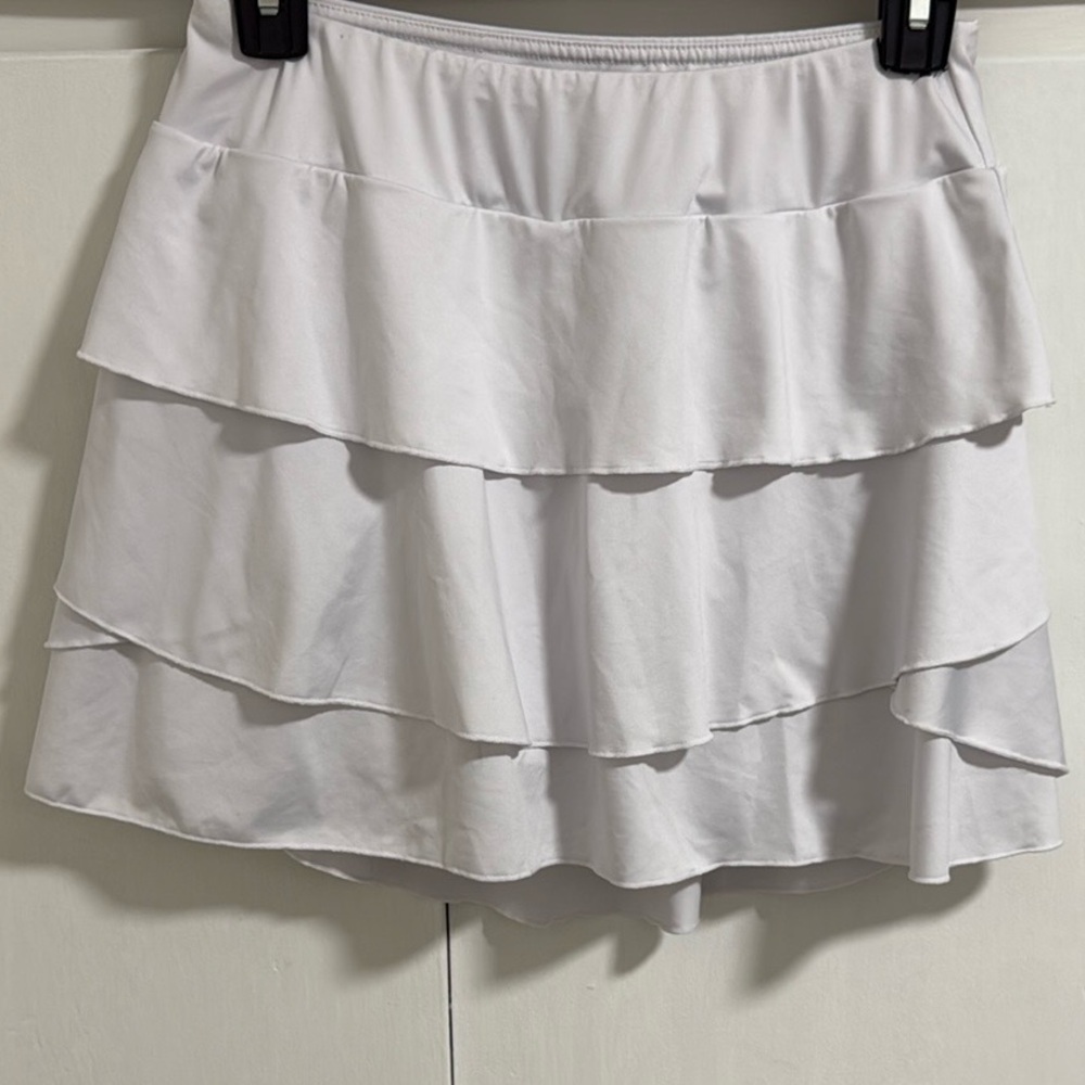 Tiered Athletic Mini Skirt